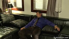 Shemale Nurse Takes Black Doctor's Cock Deep in Ass Hardcore Domination Fuck