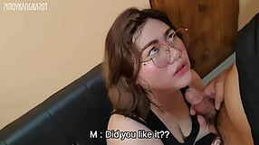 Young Lady Deepthroats Brother-in-Law's Cock in Lustful POV Riding Part 2