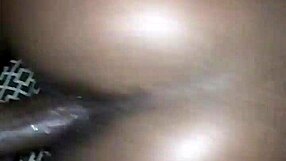 Chocolate Cock Slides Deep into Her Dripping Wet Chocolate Pussy
