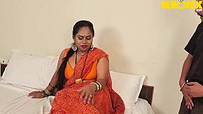 indian bhabhi's huge boobs bounce wildly on devar's cock