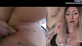 rough anal pounding makes milf squirt then creampie fills her dirty talking asshole!