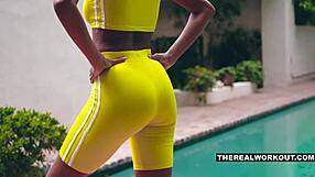 ashley aleigh showers then gets bent over for cum splash