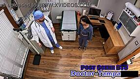 bratty mya cheers in gloves for dr tampa's humiliating physical!