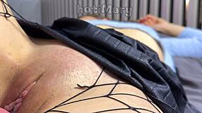 wanna see me rip clothes fuck milf mommy pussy closeup creampie drip?