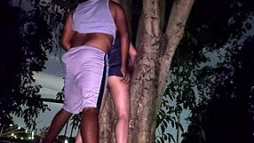 we nearly got caught fucking outdoors by strangers watching