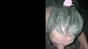 french slave girl pipes cocks at gloryhole then takes cumshots in public outdoor humiliation