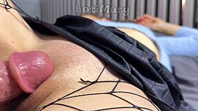 wanna see me rip clothes fuck milf mommy pussy closeup creampie drip?