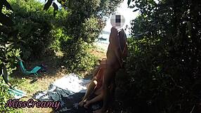 french nudist milf sucks stranger's cock public beach greece cumshot