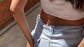 sunlit homemade video captures my 18-year-old stepsister's first steamy session with me