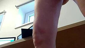 Intense BTS Thrill as I Jerk Off for Candie Cross's Eager Suck