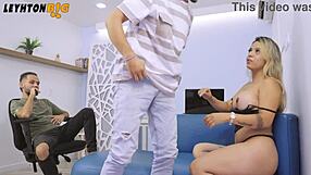 I catch annie marin with my dick pics her boyfriend makes us fuck ends in double pussy penetration