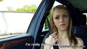 Stranded Hottie Fucked Hard On Car Hood