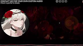 Mistress Tempting Petals Forces Sissy Feminization with Strapon Buttplug Big Tits