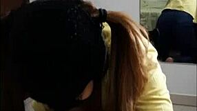 Boss pounds latina teen's big ass doggy style nonstop now