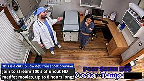 bratty mya cheers in gloves for dr tampa's humiliating physical!