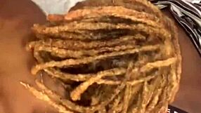 latvian babe slurps spaghetti-style blowjob despite room full of homies