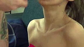 i yank candie cross ponytail facefuck her hard on knees