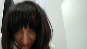 Sasha Pearl Parker Ambrose's Wet Big Tits Bounce Sucking Monster Cock at Office