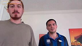 Big blindfolded bbw bent over for gangster cum collection