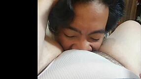 Young Lady Deepthroats Brother-in-Law's Cock in Lustful POV Riding Part 2