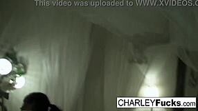 charley chases thrills in wild threesome pounding her big tits babe pussy