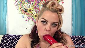 Buxom Bella Pounds Fat Pussy With Toys