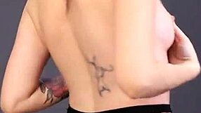 Young Brunette Exposes Natural Tits Pussy in Bold Naked Photoshoot