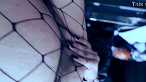 Latina Tranny Stepsis Strips And Touches Tiny Dick By Mistake