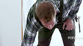 handyman instructs hijab teen virgin on pussy fucking to please husband