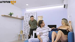 I catch annie marin with my dick pics her boyfriend makes us fuck ends in double pussy penetration