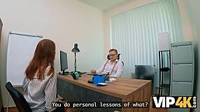 flexible office babe trades all holes for flexible loan in casting