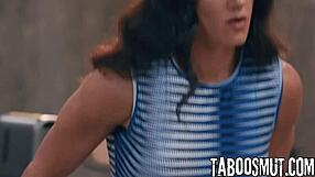 stepmom calls stepson to secret dungeon for rough anal ride