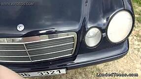 Stranded Hottie Fucked Hard On Car Hood