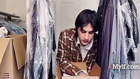 My heart races as stepmom's slutty past gets BLACKMAILED by horny stepson for hot milf sex