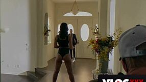 Alina Lopez Sizzles Backstage With Wild Latina Latina Licks And Rides