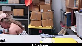 Officer Fucks Thief Brooke Bliss Doggystyle Deepthroat Chokes Her Till Confession