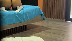 Latina Schoolgirl Gapes Ass On Toy. Stepdad Watches Rough Anal