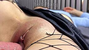 wanna see me rip clothes fuck milf mommy pussy closeup creampie drip?