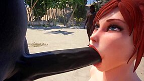 serenia takes that black bull deep in her ass