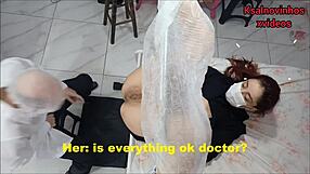 perverted gynecologist checks out young white girl casually