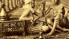 Imagine spending a night deep in that moorish harem's hairy beaver blowjob action