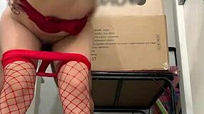 wanna see this horny mexican model sneak into the bathroom to fuck her boss hard like a total nympho?