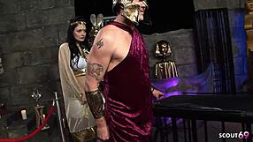 Busty Milfs Amanda Aletta's Museum Cosplay Foursome