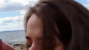 wanna see this beautiful teen suck monster cock deep by the river? cristallgloss 4k vertical