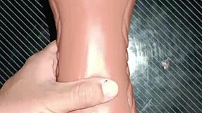 Lipsy delivers intense anal pounding and toy suck from ass to mouth