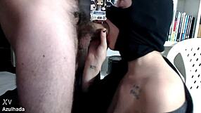 sucking my hung argentinian stepbro's 20cm monster cock deep