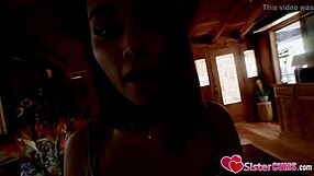 dude this bratty 18+ stepsis aria lee gets punished hard in the garage for being late