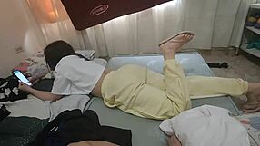 outing with hot political cousin while alone at home