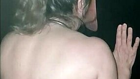 french slave girl pipes cocks at gloryhole then takes cumshots in public outdoor humiliation