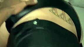 Thick White Girl in Ski Mask Deepthroats Big Black Cock Sloppily